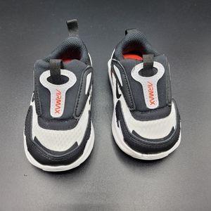 Nike Black White and Red Air Max Infant Sneaker